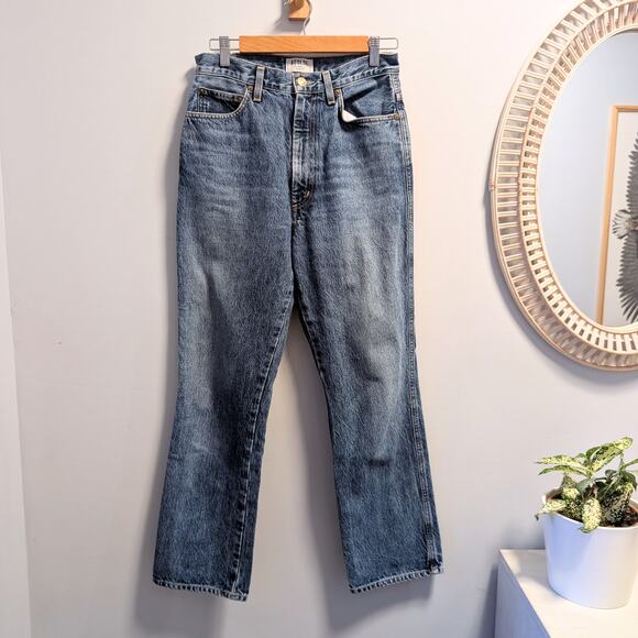 Agolde Denim - AGOLDE Pinch Waist Jeans High Rise Kick Flare Placebo Blue A095-811 Size 27